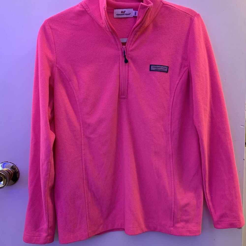 Hot pink Vineyard Vines long sleeve